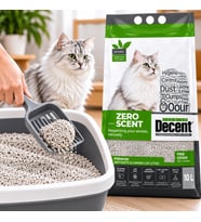 Decent Premium Kokusuz Topaklanan Bentonit Kedi Kumu 10 lt