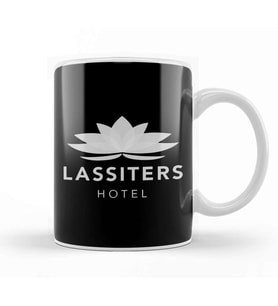 Retro Lassiters Hotel Neighbours Kupa Bardak Porselen