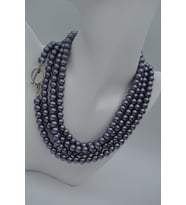 STONEAGE ÇOK UZUN 160 CM CAM İNCİ KOLYE