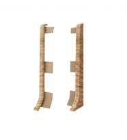 Linela Pvc Süpürgelik Canberra Meşe - LNL406 Bitiş Kapağı Aksesuarı (1 Paket - 2 Adet)