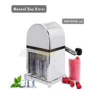 Buz Kırıcı Manuel Krom Kaplama Buz Kırma Makinesi Metal Dişli 16X13X26 cm