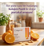 5 Tip Kolajen 2000mg X 30 Emilebilen Tablet, Biotin, A, C Vitamini, B12, Magnezyum, Portakal Aromalı
