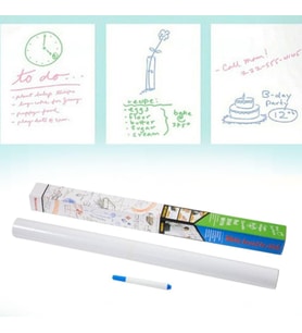 Silinebilir Kalemli Sticker Duvara Yapışabilen Yazı Tahtası 60x100 cm (5680)