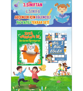 3.Sınıftan 4.Sınıfa Geçenler İçin Eğlenceli Yaz Tekrar Seti (Karışık)