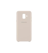 Galaxy A6 2018 ile Uyumlu Çift Katmanlı Arka Kapak Altın EF-PA600CFEGWW