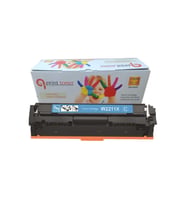 HP M283 YAZICI TONERİ W2211X 207X MUADİL TONER ÇİPLİ MAVİ YÜKSEK KAPASİTE TONER M255 MFP M282 MFP