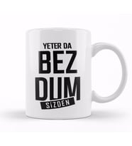 Karadeniz Yeterda Bezdum Kupa Bardak Porselen