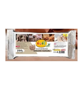 Fufi Seramik Hamuru 250 Gr Kahverengi - 2 adet