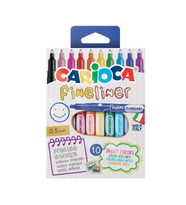 CARİOCA FINELINER İNCE UÇLU KEÇELİ KALEM 10'LU