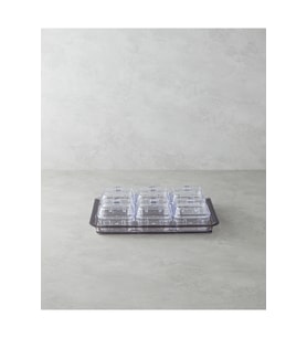 Akrilik 6 Bölmeli Kahvaltılık, 25x35 cm, şık ve pratik tasarım