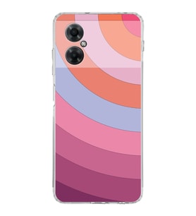 PrintiFy Xiaomi Redmi Note 11R Uyumlu Kamera Korumalı Renk Cümbüşü F Tasarımlı Şeffaf Kılıf