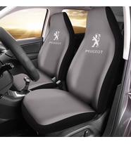 Peugeot 308 Araca Özel Oto Koltuk Kılıfı PRO - Gri ( Yeni Tasarım - Yeni Fit Kalıp ) (Siyah)