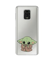 Redmi Note 9 Pro / 9s Uyumlu Baby Yoda Tasarımlı Şeffaf Telefon Kılıfı