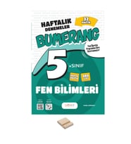 5. Sınıf Bumerang 32 Haftalık Fen Bilimleri Denemeleri+ Telefon Standı