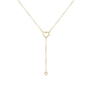 Kişiye Özel 925 Ayar Gümüş Sallantılı Kalp Kolye (Gold)