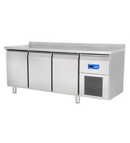 Öztiryakiler 3 Inox Kapılı Yatay Tip Derin Dondurucu, Tag 370 Lmv, 430 Kalite