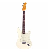 SX Stratocaster Elektro Gitar (Vintage White)