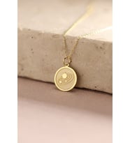 Kişiye Özel Tasarım Gezegen Figürlü Kolye 925K Gümüş (Gold)