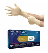 ANSELL 63-864 Microflex Gıda Uyumlu Latex Eldiven - L