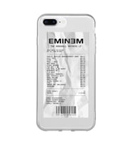Iphone 7 Plus ve 8 Plus Uyumlu Eminem Tasarımlı Şeffaf Telefon Kılıfı