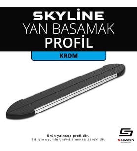 Skyline Krom Yan Basamak Profil 153 Cm Etekli