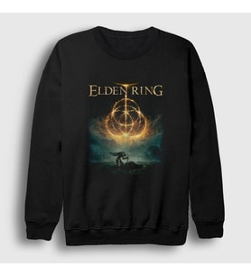 Presmono Unisex Siyah Vyke Oyun Elden Ring Sweatshirt 456247tt