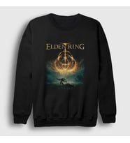 Presmono Unisex Siyah Vyke Oyun Elden Ring Sweatshirt 456247tt