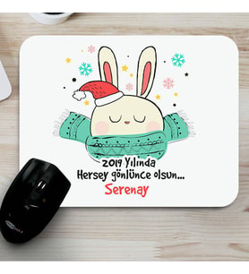 Kişiye Özel Yılbaşı İçin Arkadaşa Özel Mouse Pad