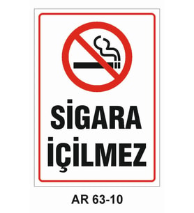 İŞ GÜVENLİĞİ UYARI LEVHASI 1 ADET PVC 21 X 29CM