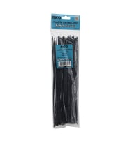 100'lü Siyah Plastik Cırt Kelepçe Seti - 3.6x300 mm Kablo Bağı