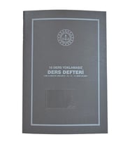 Gülpaş 10 Ders Yoklamasız Ders Defteri Gri Plastik Kapak
