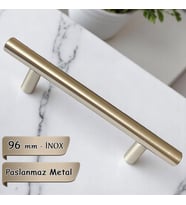 Boy Kulp İnox 96 mm Kulp Mobilya Mutfak Dolabı Çekmece Dolap Kapak Kulpu Kulbu Metal Kulpları