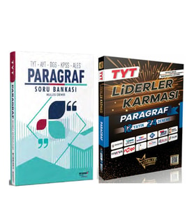 Aromat Yayınları TYT AYT DGS KPSS Paragraf Soru Bankası ve Liderler 12 Yayın 24 Deneme Seti 2 Kitap