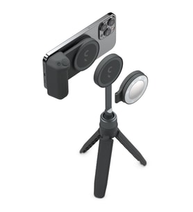 ShiftCam SnapGrip Pro Fotoğraf-Video Çekim Kiti Magsafe Powerbank Özellikli Led Işıklı Vlog Seti Midnight