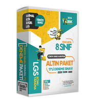 2024 8.Sınıf LGS-İOKBS-ÖZGÜN YENİ SİSTEM 17li SARMAL ALTIN PAKET DENEME T.G Kurumsal Dijital Çözümlü