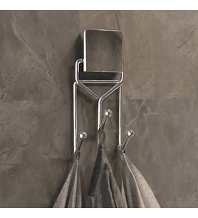 Decorev DC-543 Dekoratif Banyo Mutfak Üçlü Havlu Askısı