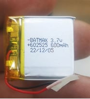 Ayt Powermaster 602525 3.7 Volt 600 Mah Lityum Li-on Polimer Pil