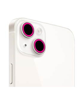 Binano Iphone 13/13 Mini Fosforlu Pembe Kamera Koruyucu