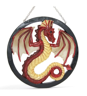 Duvara Asmalı Polyester Dragon Pano Dekoratif Hediyelik