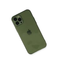 İphone 12 Pro Max Kılıf Fly Lens Silikon - Yeşil