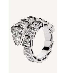 Gümüş Renk Serpenti Yılan Exclusive Ayarlanabilir Yüzük (Renksiz)