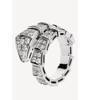 Gümüş Renk Serpenti Yılan Exclusive Ayarlanabilir Yüzük (Renksiz)