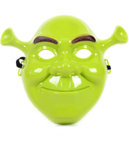 Yeşil Shrek Maskesi 21x25 Cm