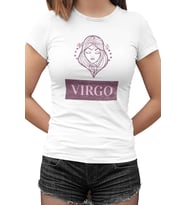 Virgo I Beyaz Kadın Tshirt