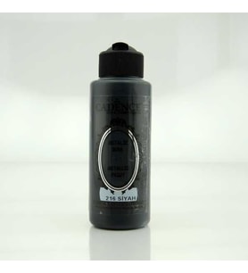 Cadence Metalik Boya 120 ml. 216 Siyah 