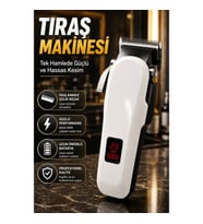 Insua HK-700 Profesyonel Tıraş Makinesi Uzun Kullanım Süreli Batarya Keskin Çelik Bıçaklı
