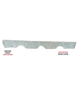 TENTE Salıncak Tentesi Gölgelik 3 Kişilik Tente Gölgelik 200x130 CM-YEŞİLDSN