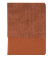 Kişiye ve Kuruma Özel İsim / Logo Yazılı Çift Dokulu Esnek Deri Defter - Tarihsiz Kurumsal Ajanda (Renk Seçenekli)