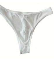 Giyim Erkek  Biyeli Beyaz Transparan Brazillian Slip