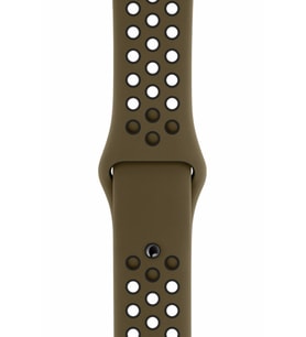 Pazariz Apple Watch Uyumlu 42-44-45 Mm Bileklik Spor Band Kordon Kahverengi (Sarı)